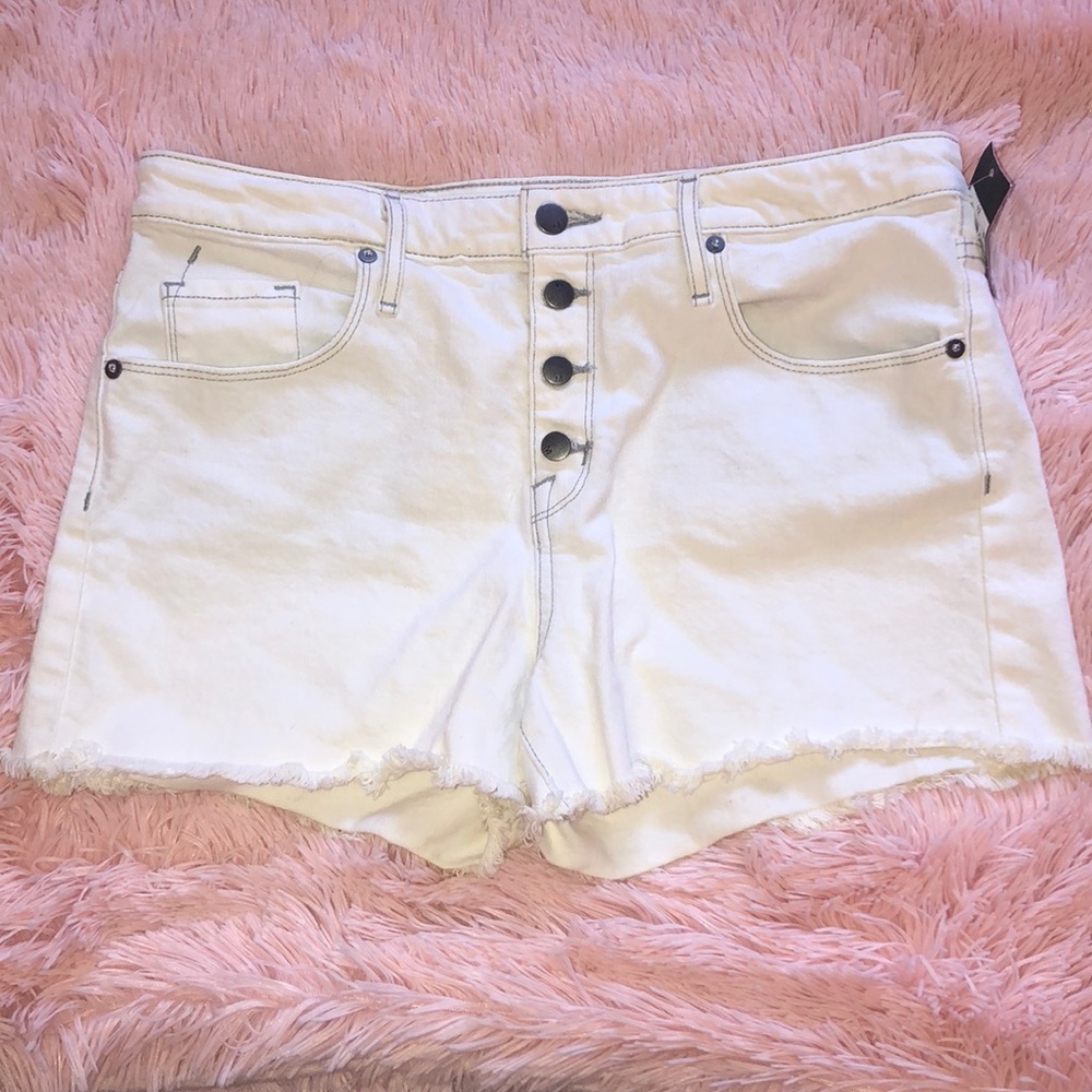 Brand new High rise jean shorts!